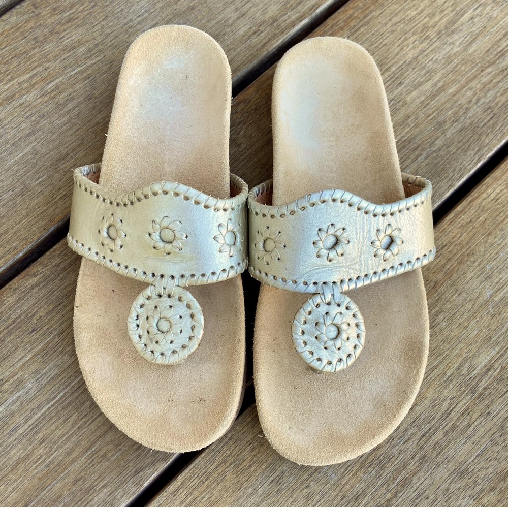 JACK ROGERS Comfort Sandals Gold